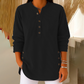 Halloween Discounts !🎉 Women‘s Corduroy Henley Top – Stylish, Soft & Versatile 🧥📦